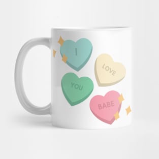 I Love You Babe couple real love with relationship Mug